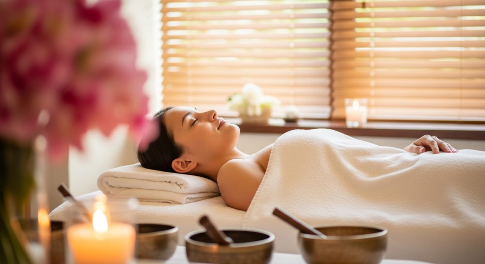 Healing Lotus Skin Spa treatment room